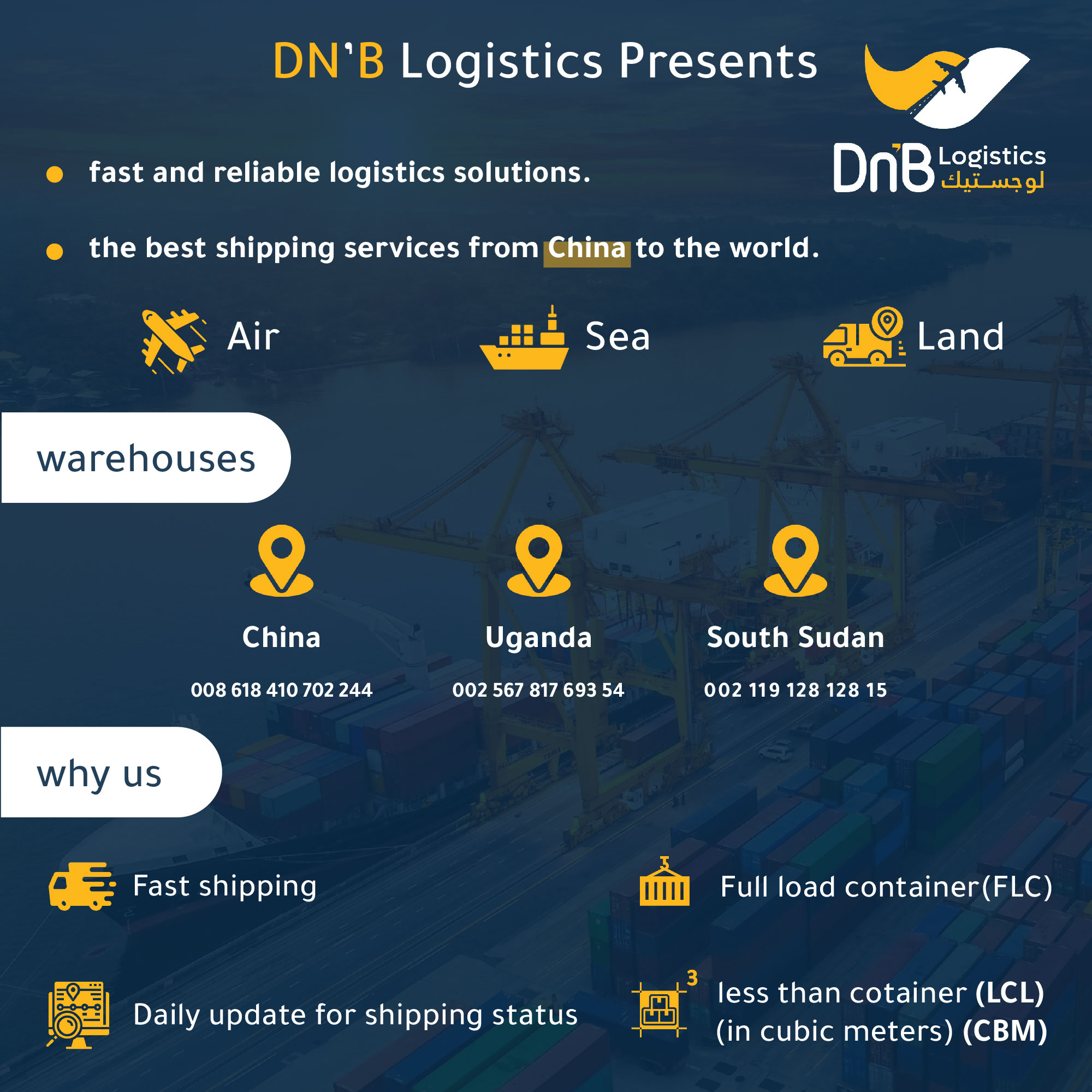 Dn'B Logistics Poster
